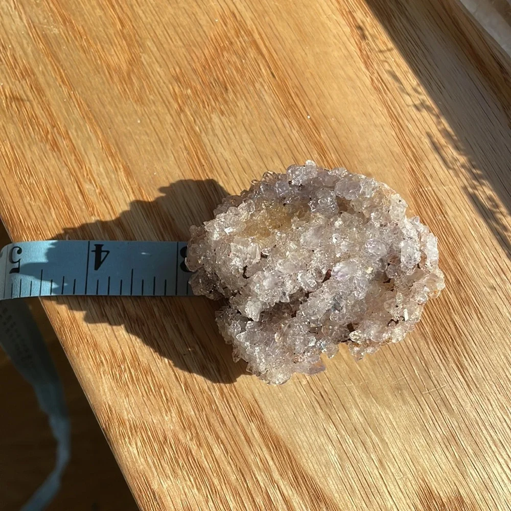 Highly complex lavender pink Quartz amethyst cluster with hematite! - Picture 7 of 7